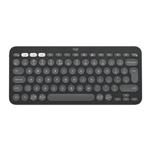 מקלדת Logitech PEBBLE KEYS 2 K380S- צבע גרפיט